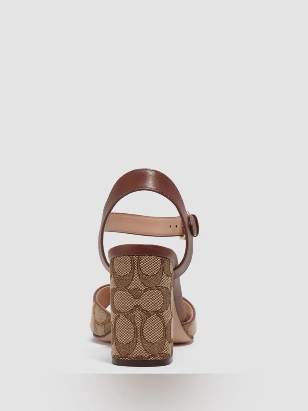 Coach Marla Sandal in Signature Jacquard NWT